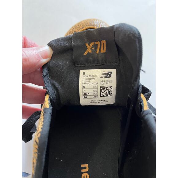 New Balance | Size 9 X-70 Black Cheetah Print Fresh Foam Sneaker - Picture 4 of 5